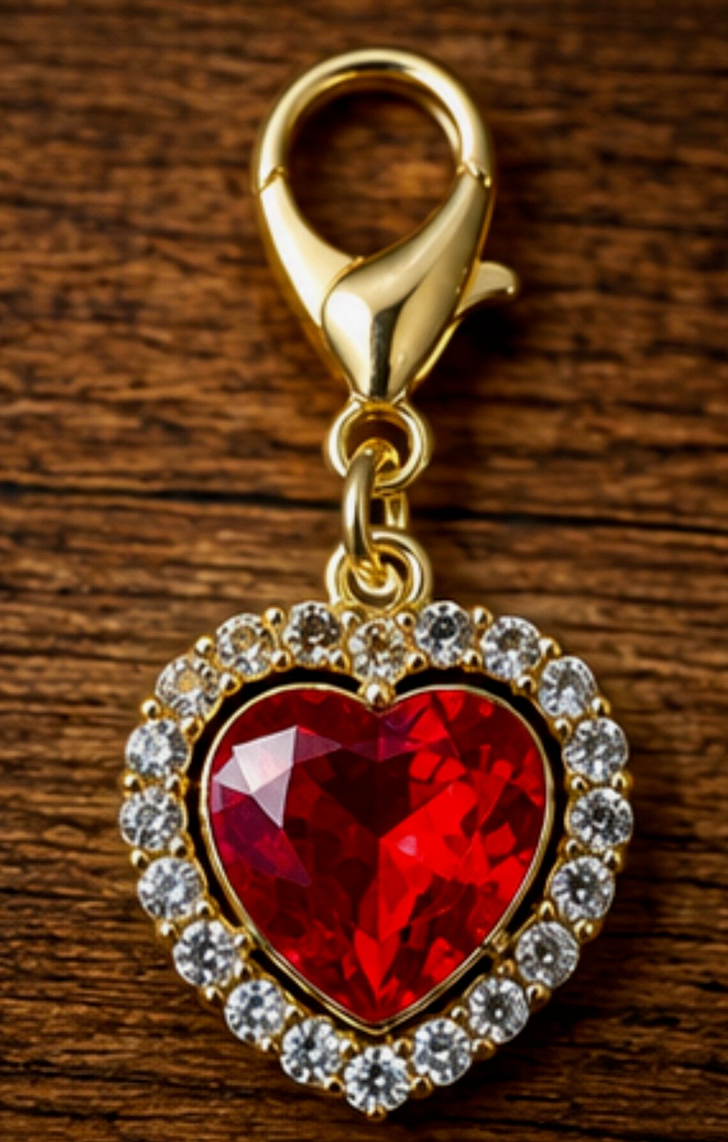Heart shaped braid and bridle charms