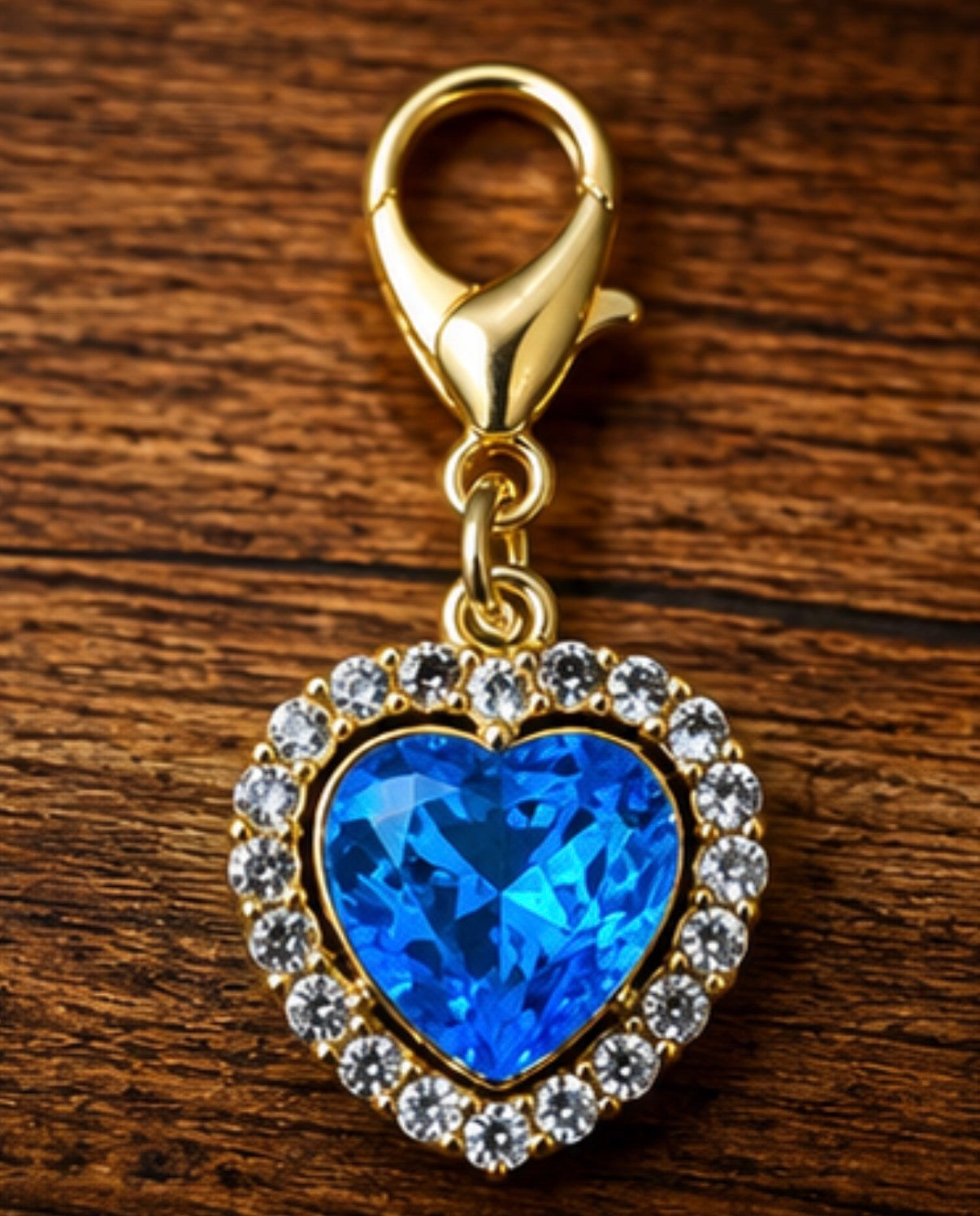 Heart shaped braid and bridle charms