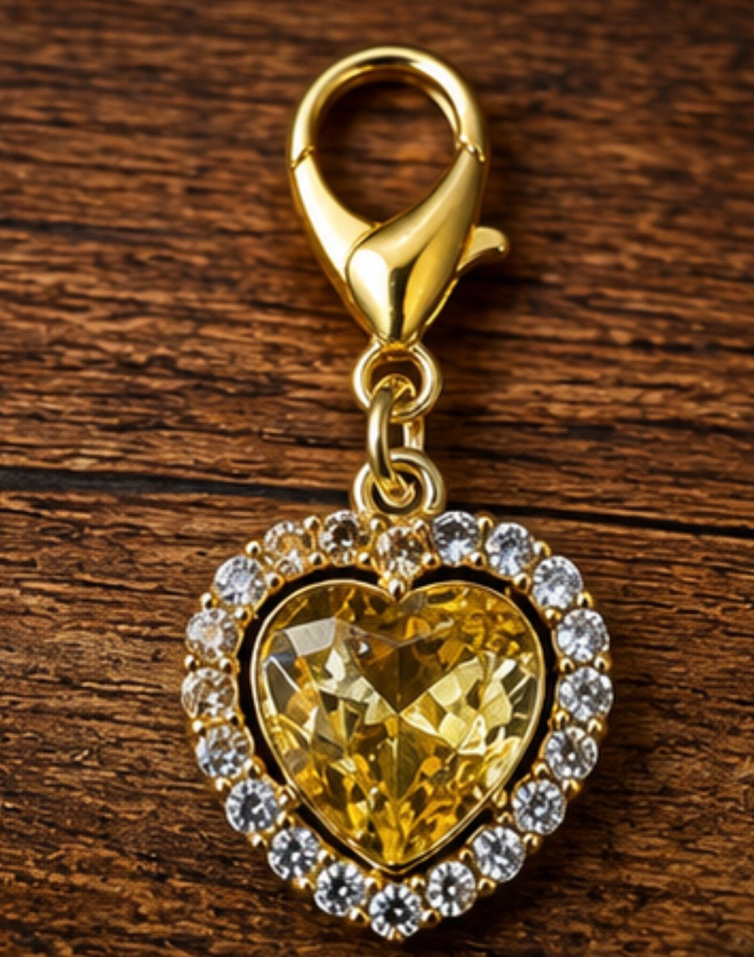 Heart shaped braid and bridle charms