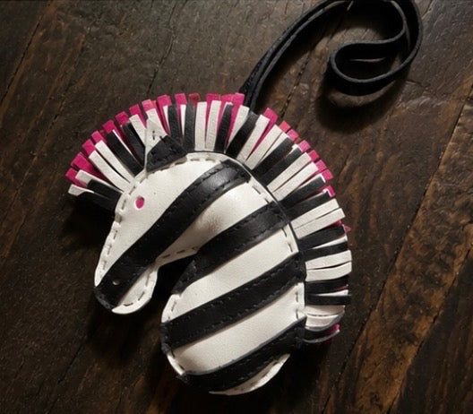 Leather luxury bag charms