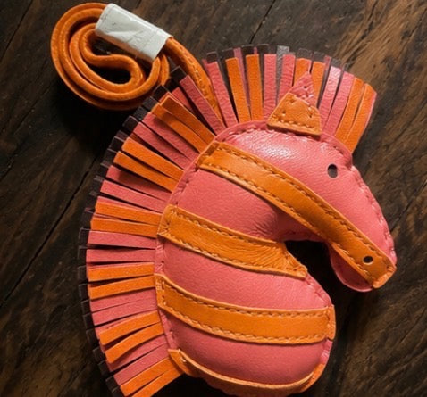 Leather luxury bag charms