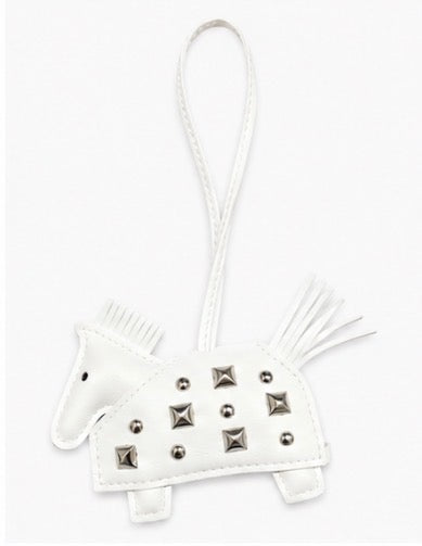 Rhinestoned horse bag charm