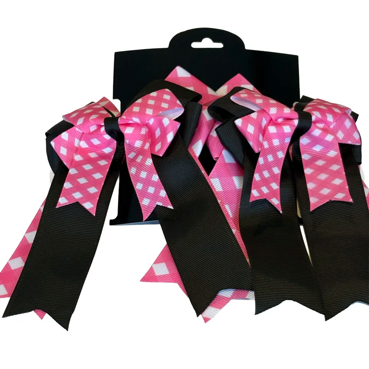 Anademi Gingham Show Bows