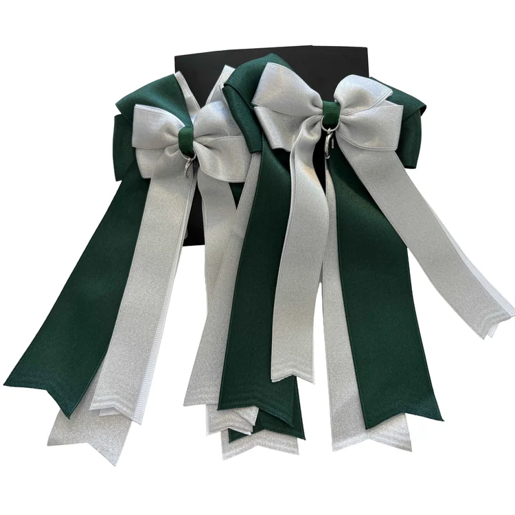 Anademi Silver Horse Charm Bows