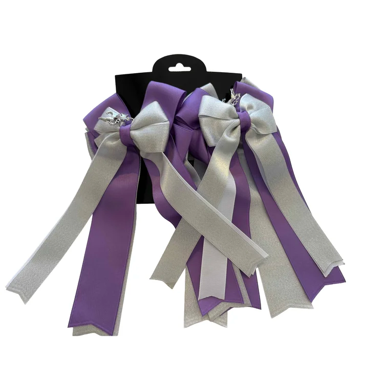Anademi Silver Horse Charm Bows
